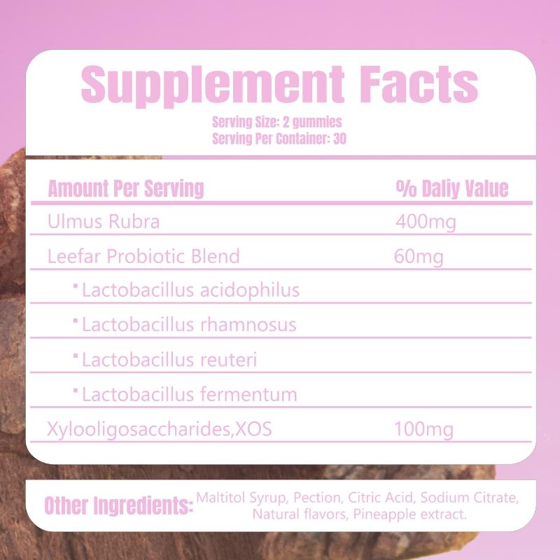 LEEFAR Her Juicy Probiotics - 60 Gummies